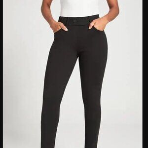7-Pocket Dress Pant Yoga Pant Skinny Black